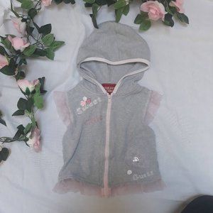 Guess Sweatshirt 4T, Grey and Pink